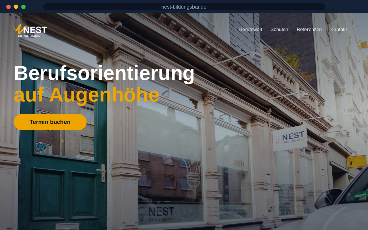 Website von NEST BildungsBar